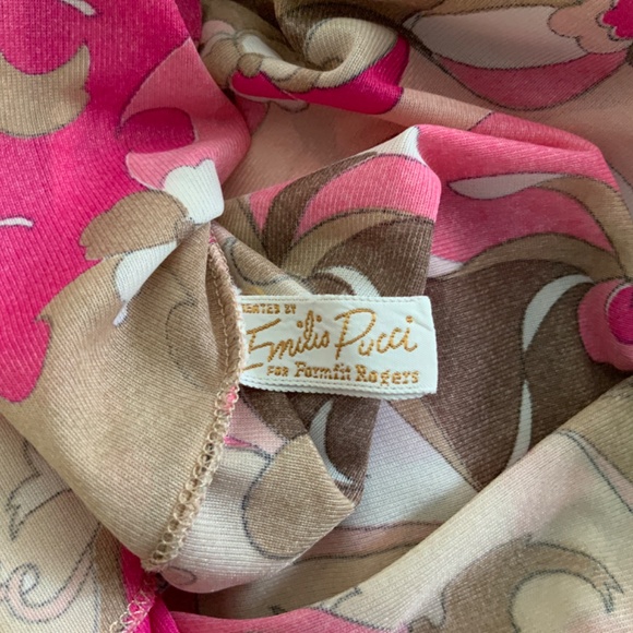 AUTHENTIC EMILIO PUCCI for Formfit Rogers vintage nightgown and robe - Picture 4 of 9